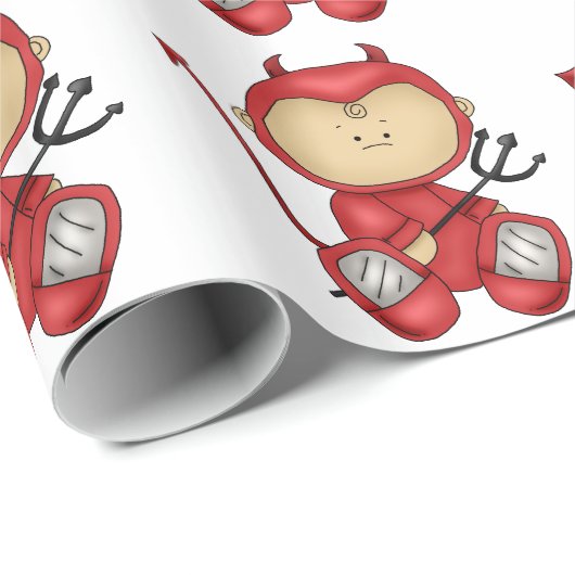 Little Devil Baby Cadeaupapier (Rol Hoek)