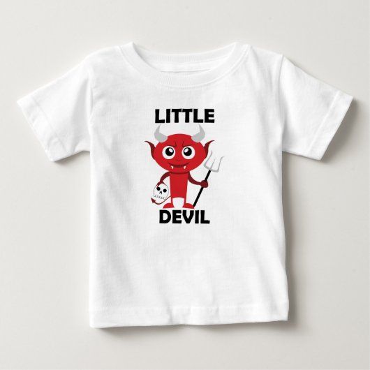 Little Devil - Baby Fine Jersey T-Shirt  (Voorkant)
