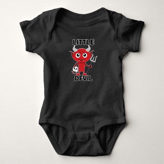 Little Devil - Baby Jersey Bodysuit  (Voorkant)