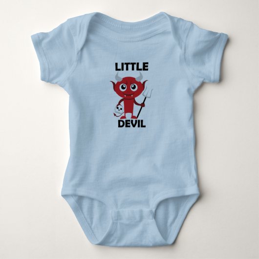 Little Devil - Baby Jersey Bodysuit (Voorkant)