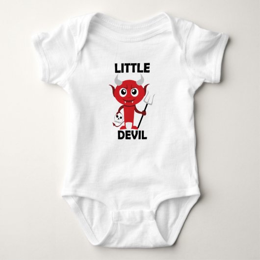 Little Devil - Baby Jersey Bodysuit  (Voorkant)