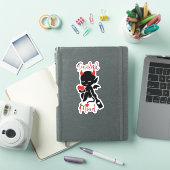 Little Devil Baddie beroemd gemaakt door Paddle De Sticker (iPad Cover)