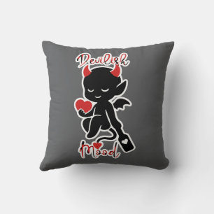 Little Devil Baddie Love Paddle "Duivelse stemming Kussen