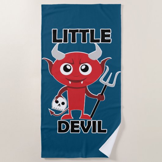 Little Devil - Beach Towel Strandlaken (Voorkant)