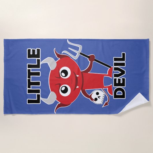 Little Devil - Beach Towel Strandlaken (Voorkant)