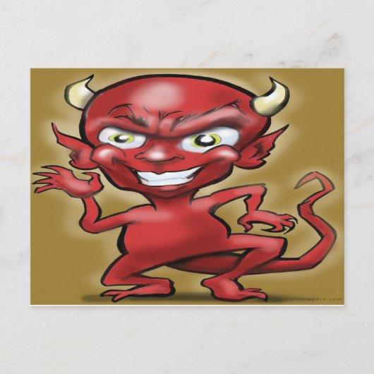 Little Devil Briefkaart (Voorkant)