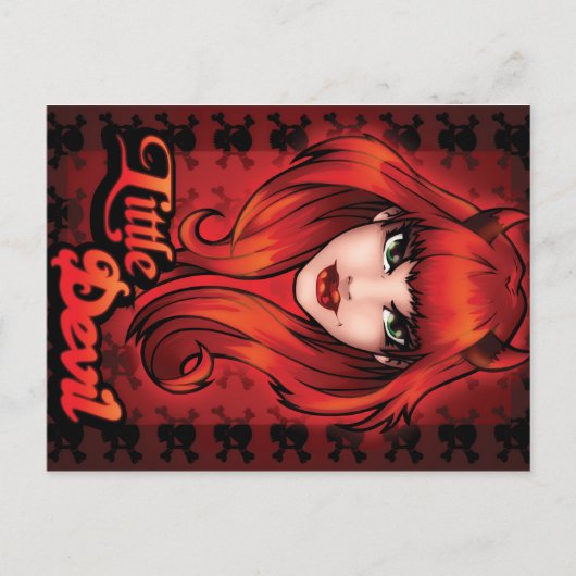 Little Devil Briefkaart (Voorkant)