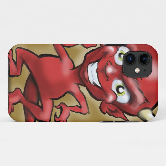 Little Devil Case-Mate iPhone Case (Achterkant (horizontaal))