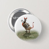 Little Devil Duck Ronde Button 5,7 Cm (Voorkant /achterkant)