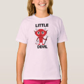 Little Devil - Girls' Basic T-Shirt (Voorkant)