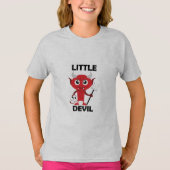 Little Devil - Girls' Basic T-Shirt (Voorkant)