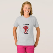 Little Devil - Girls' Basic T-Shirt (Voorkant volledig)