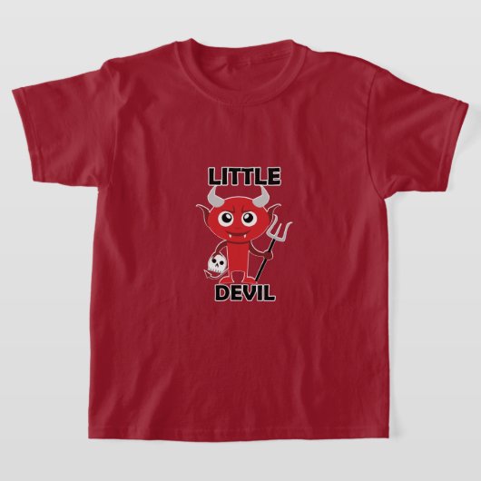 Little Devil - Girls' Basic T-Shirt (Laagn)