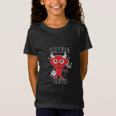 Little Devil - Girls' Fine Jersey T-Shirt (Voorkant)