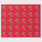 Little Devil - Glossy Wrapping Paper, 30 x 6' Cadeaupapier (Vlak)