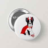 Little Devil Halloween Dog Ronde Button 5,7 Cm (Voorkant /achterkant)