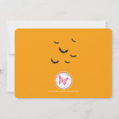 Little Devil Halloween Party Kaart (Achterkant)