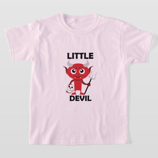 Little Devil - Kinderen Basic T-Shirt (Laagn)