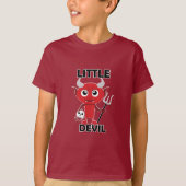 Little Devil - Kinderen Basic T-Shirt (Voorkant)