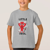 Little Devil - Kinderen Basic T-Shirt (Voorkant)