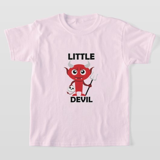 Little Devil - Kinderen Basic T-Shirt (Laagn)