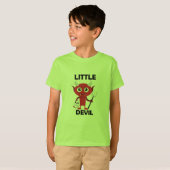 Little Devil - Kinderen Basic T-Shirt (Voorkant volledig)