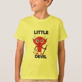 Little Devil - Kinderen Basic T-Shirt (Voorkant)