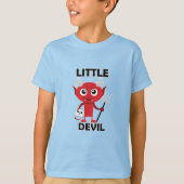 Little Devil - Kinderen Basic T-Shirt (Voorkant)