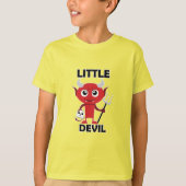 Little Devil - Kinderen Basic T-Shirt (Voorkant)