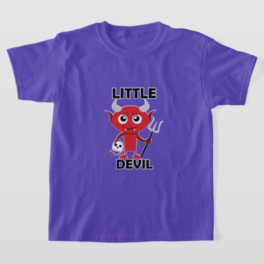 Little Devil - Kinderen Basic T-Shirt (Laagn)