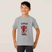 Little Devil - Kinderen Basic T-Shirt (Voorkant volledig)