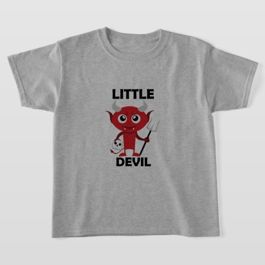 Little Devil - Kinderen Basic T-Shirt (Laagn)
