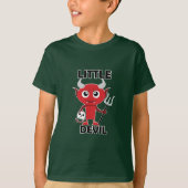 Little Devil - Kinderen Basic T-Shirt (Voorkant)