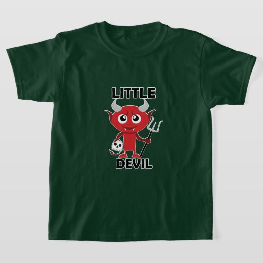 Little Devil - Kinderen Basic T-Shirt (Laagn)