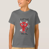 Little Devil - Kinderen Basic T-Shirt (Voorkant)