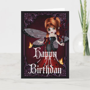 Little Devil Ladybug Design 3b Happy Birthday Kaar Kaart