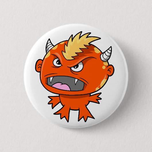 Little Devil Monster Beast Button (Voorkant)