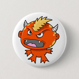 Little Devil Monster Beast Button