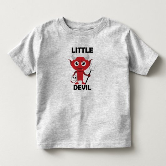 Little Devil - Toddler Fine Jersey T-Shirt (Voorkant)