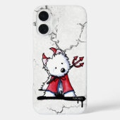 Little Devil Westie Case-Mate iPhone Case (Achterkant)