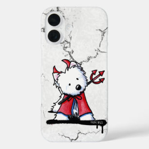Little Devil Westie iPhone 16 Hoesje