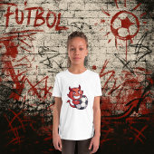 Little Devil with a soccer ball T-shirt