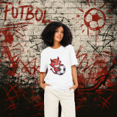 Little Devil with a soccer ball T-shirt