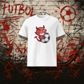 Little Devil with a soccer ball T-shirt