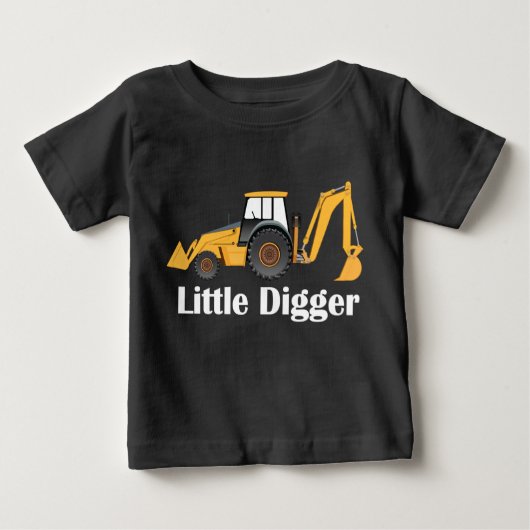 Little Digger - Baby Fine Jersey T-Shirt (Voorkant)