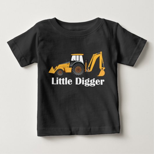 Little Digger - Baby Fine Jersey T-Shirt (Voorkant)