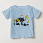 Little Digger - Baby Fine Jersey T-Shirt (Voorkant)