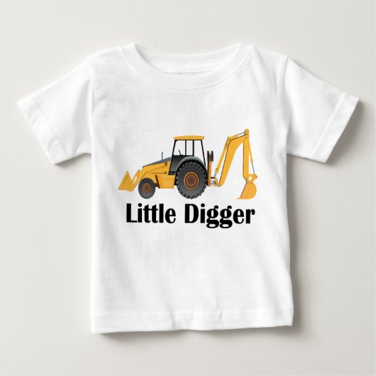 Little Digger - Baby Fine Jersey T-Shirt  (Voorkant)