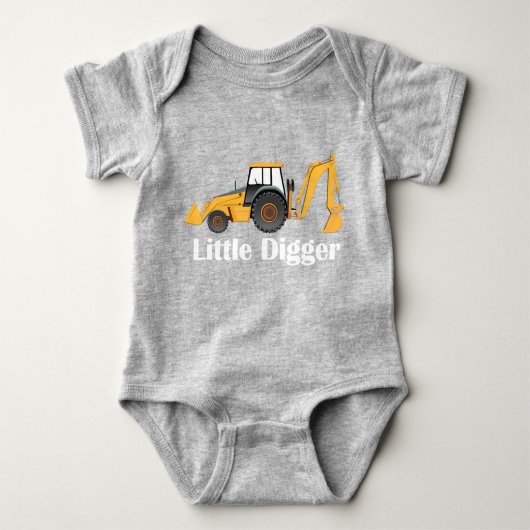 Little Digger - Baby Jersey Bodysuit  (Voorkant)