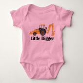 Little Digger - Baby Jersey Bodysuit  (Voorkant)